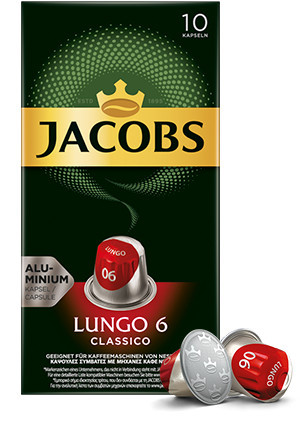 Jacobs Lungo 6 Classico – ein weicher, samtiger Charakter!