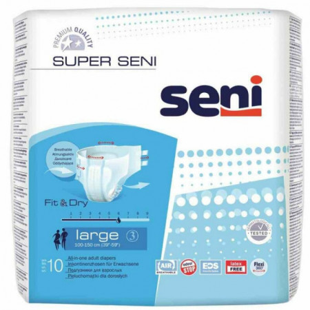 Seni Super LARGE 3 pelene 10 komada