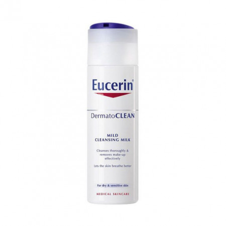Eucerin DermatoCLEAN mleko za čišćenje lica za suvu i osetljivu kožu 200ml