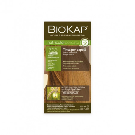 BIOKAP Delicato Rapid farba za kosu 7.33 zlatno plava 135ml