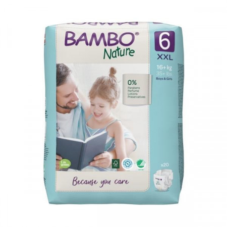 BAMBO Nature 6 XXL 16-30kg - 22 pelene