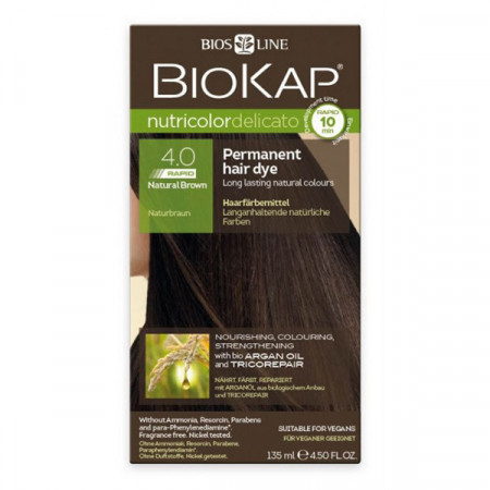 BIOKAP Delicato Rapid farba za kosu 4.0 braon 135ml