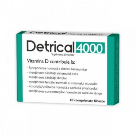 DETRICAL 4000 IU tablete 60x