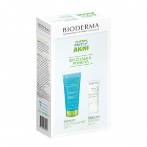 BIODERMA SET SEBIUM Gel moussant 200ml + SEBIUM Global 30ml