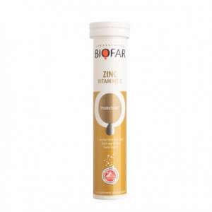 BIOFAR Zn + vitamin C 20 šumećih tableta