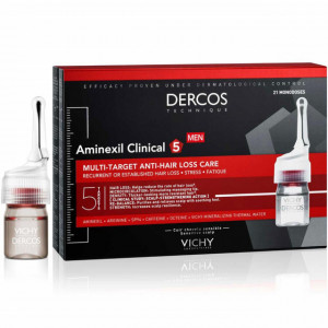 VICHY DERCOS AMINEXIL CLINICAL 5 ampule protiv opadanja kose za MUŠKARCE 21 ampula