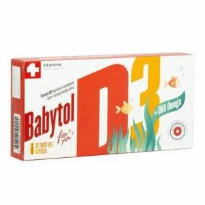 BABYTOL D3+OMEGA 30 twist-off kapsula