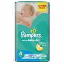 PAMPERS pelene 4 JUMBO PACK (7-14kg) 64 komada