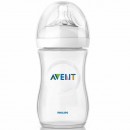 AVENT NATURAL plasticna flasica za bebe 260ml 1m+ 2rupe