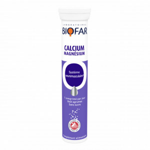 BIOFAR Ca + Mg 20 šumećih tableta