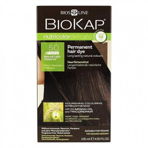BIOKAP Delicato Rapid farba za kosu 5.0 svetlo smedja 135ml