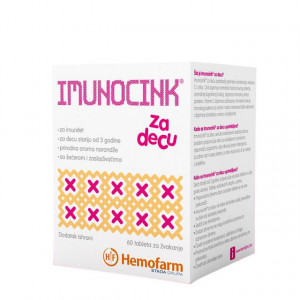 IMUNOCINK za decu 60 tableta za žvakanje