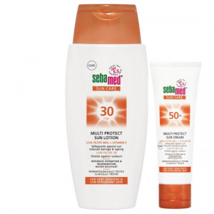SEBAMED SUN SET LOSION ZA SUNČANJE SPF30 150ML+KREMA SPF50 75ML