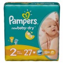 PAMPERS pelene 2 MINI (3-6kg) 27 komada