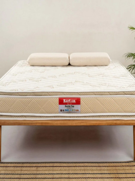 Kurlon Desiretop Spring Matfresses 6+2 " with Both Side Pillow Top & 7 years warranty