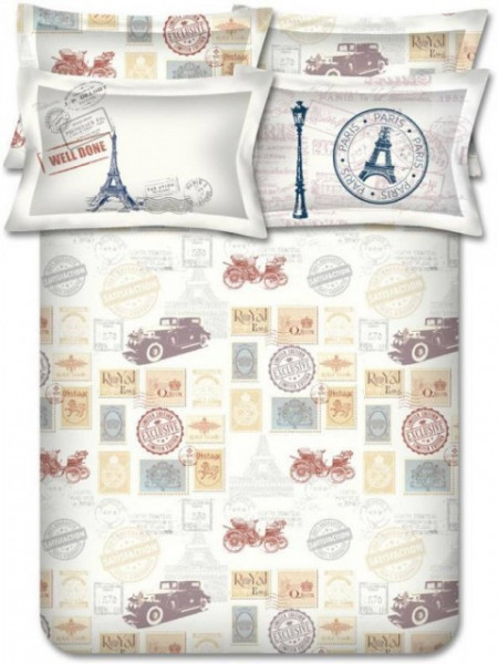 Bombay Dyeing Around The World King Size Bedsheet