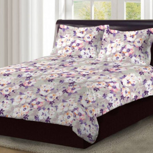 Bombay Dyeing Double Bed size 100% Cotton bedsheet King size