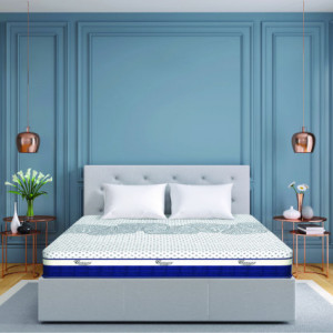 Centuary Hexa Pocket Spring Mattress 8" with CNC Contour foam, latex foam & Memory Foam 10 Years Warranty