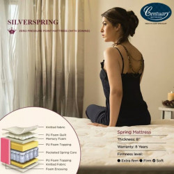 Centuary Bonded Foam Mattress Tuff size 72 x 60 x 4.50+