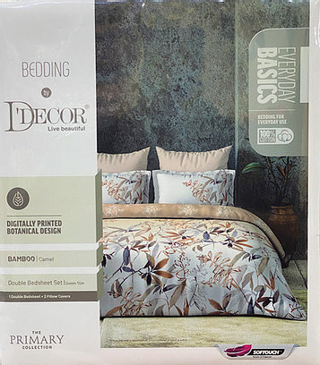 PRIMARY QUEEN SIZE BEDSHEET BY D-DECOR MANY OTHER DESIGNS AVAILABLE AT OUR SHOWROOM