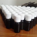 100 flaconi marrone da 10 ml con olio essenziale lavanda lavandino puro 100% raccolto 2022 senza etichetta