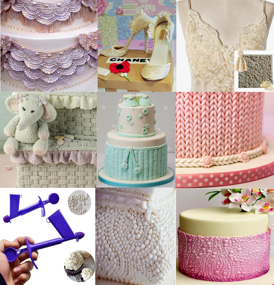 Stampi in silicone e Tagliapasta per Pasta di zucchero decorazione Torte e  Dolci Cake design