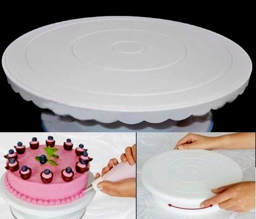 Taglia Torta Piatto girevole e Stecche per Cake Pops