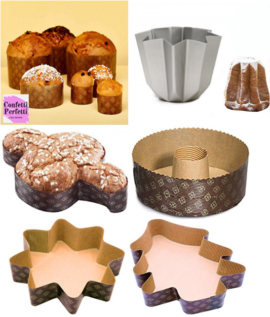 Stampi Alti e Bassi per Panettone Pandoro Colomba ecc.