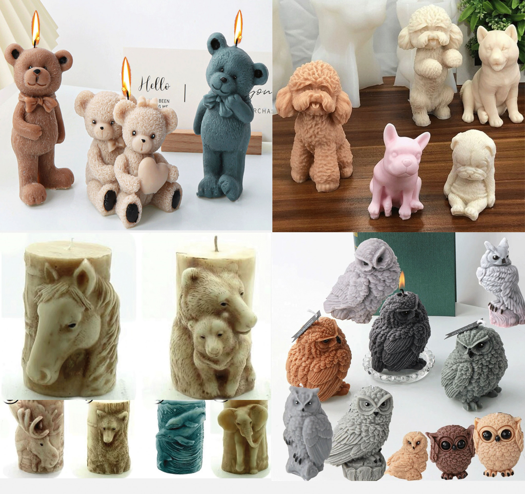 Stampi Candele Animali