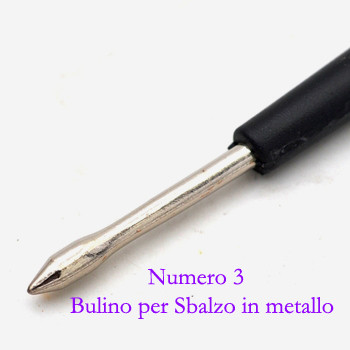 Numero 3. Bulino per Sbalzo in metallo