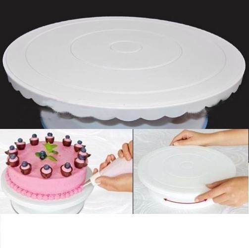 Piatto girevole per il cake-design casalingo