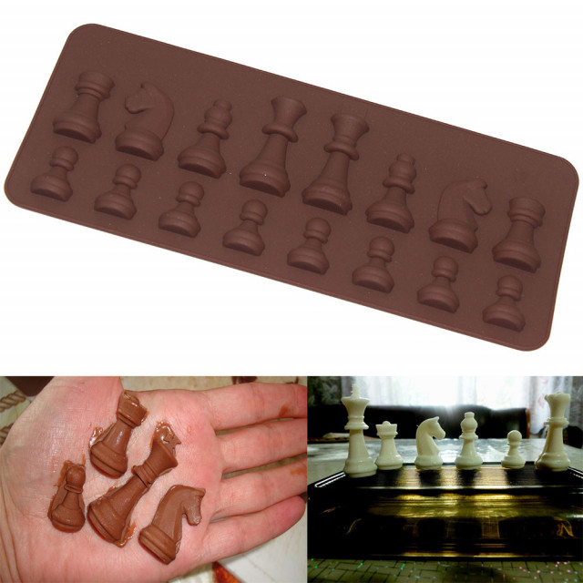 Stampi Per Cioccolato Dubai - 2 Pezzi In Silicone, Per Barrette Da 200g, Lavastoviglie - Foto 2