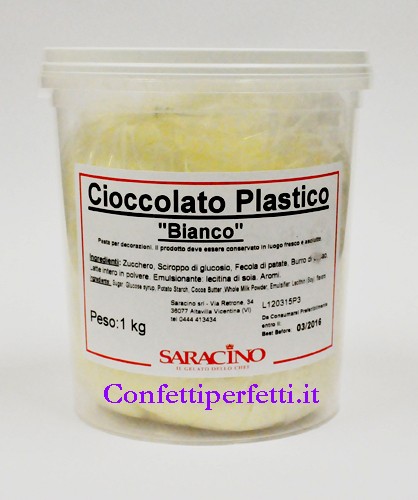 Cioccolato Plastico Bianco 1 KG
