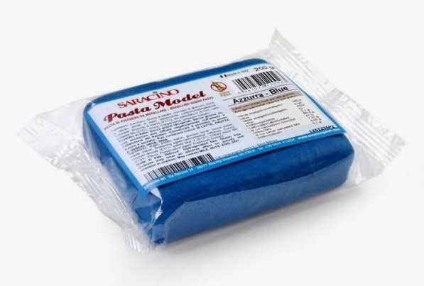250 gr. Blu Azzurro. Pasta di zucchero Model Saracino. Gluten Free