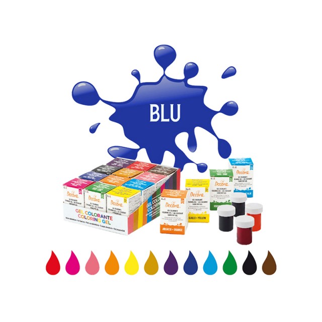 Coloranti Alimentari per Stampanti g 180 - BLU C