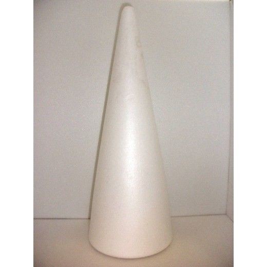 Cono Alto in polistirolo diametro 11.5 x 30 cm di altezza.