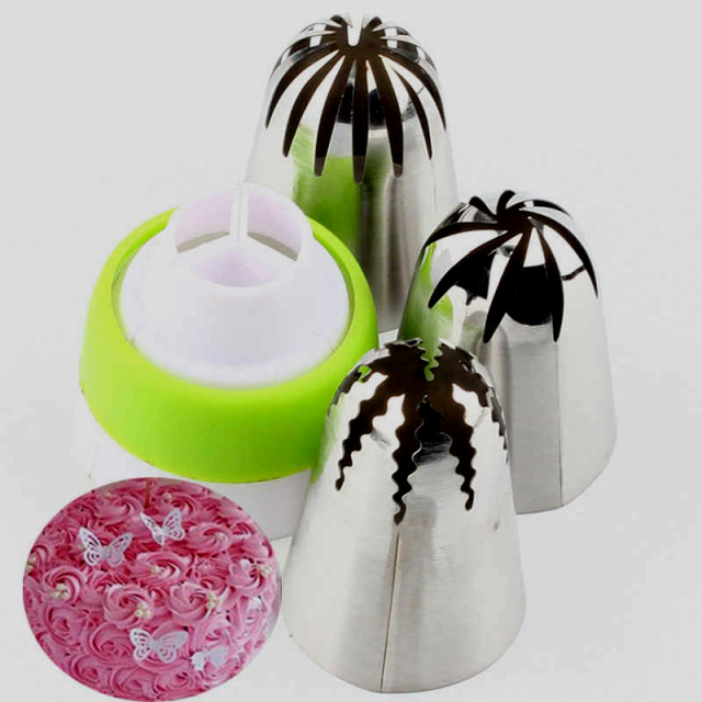Set Di 9 Beccucci Per Pasticceria In Acciaio Inox 304 – Grandi E Senza Cuciture – Per Decorare Torte E Cupcake (Con Scatola Regalo) - 2