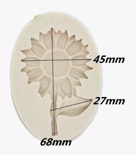 Stampo In Silicone Per Torta 3D – Fiore Rosa E Margherita, Per Fondente E Cioccolato, Fai Da Te