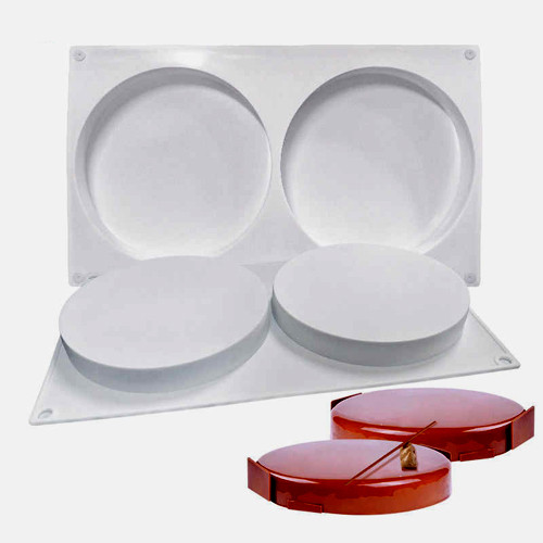 Tortiera stampo in silicone in scatola CUORE ROSSO