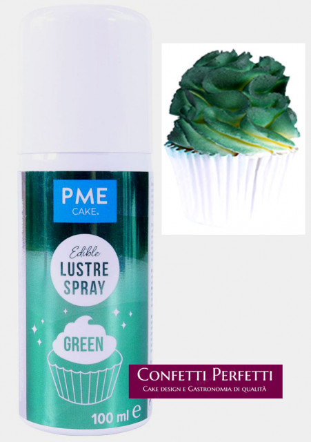 Verde Brillante. Nuovo Lucidante Spray. Lustre Spray. PME