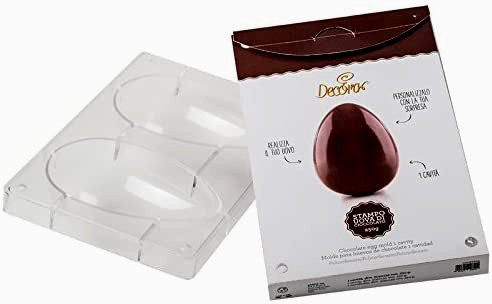 Stampo Di Cioccolato Cuore Liscio Grande 2 Cavità Decora