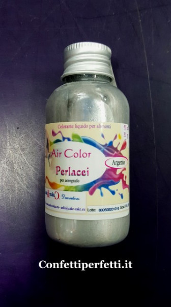 Argento liquido per Aerografo 50 ml. Senza glutine.