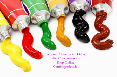 Nuovi Coloranti in Gel ad Alta Concentrazione anche per Pittura. Senza  Glutine