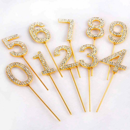 Cake Topper Strass, Decori Dolci e Torte per Eventi, Feste e Cerimonie