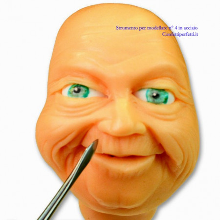 MANICO PER LAME SAFE ACCIAIO INOX A PULSANTE - MISURA 4/ 5 - Foto 6