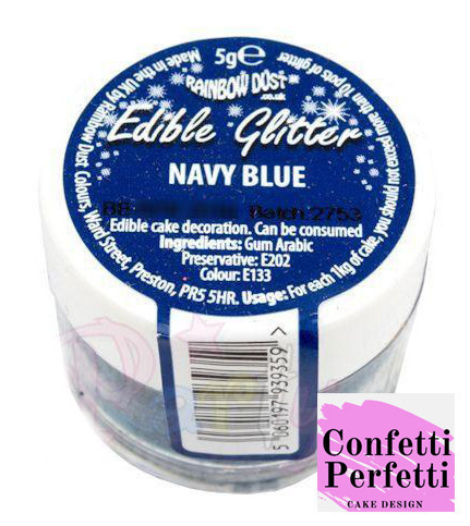 Glitters Blu Navy. Rainbow Dust