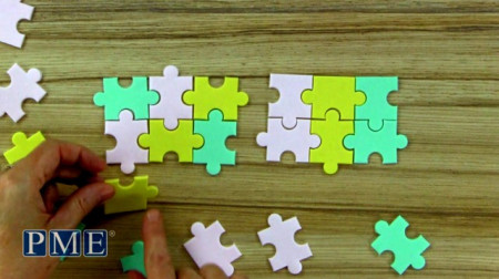Puzzle Tagliapasta Geometrici. 