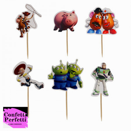 Toys Story Cake Topper. 24 Sagome colorate