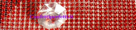 bordo strass  rosso