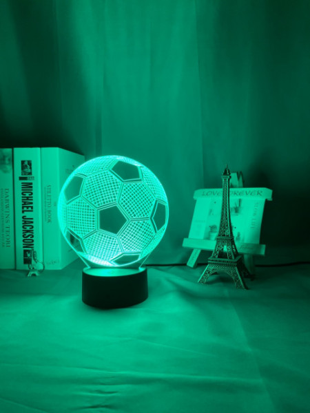 LAMPADA LED PALLONE CALCIO- BOMBONIERA SOLIDALE